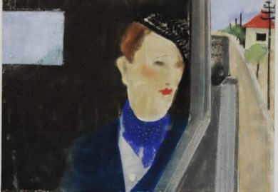 Lady in a car / Imaginary self-portrait, 1940. Fuente: Jewish Women's Archive 1