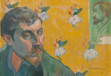 Autoportrait avec portrait d'Émile Bernard, 1888. Paul Gauguin. Photo de : Art Journal