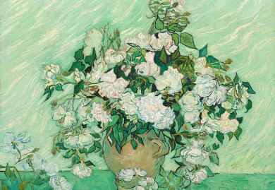 Vincent van Gogh, Roses. Kuva: wikipedia.org