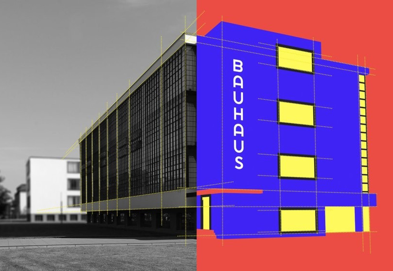 Bauhaus-koulun ominaisuudet ja perintö. KUVA: Pinterest
