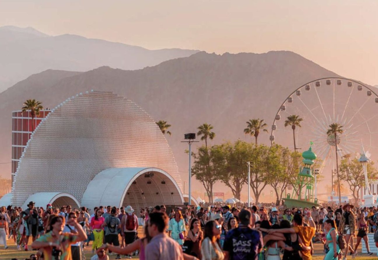 Vistazo al festival Coachella 2022. Foto: SFGATE