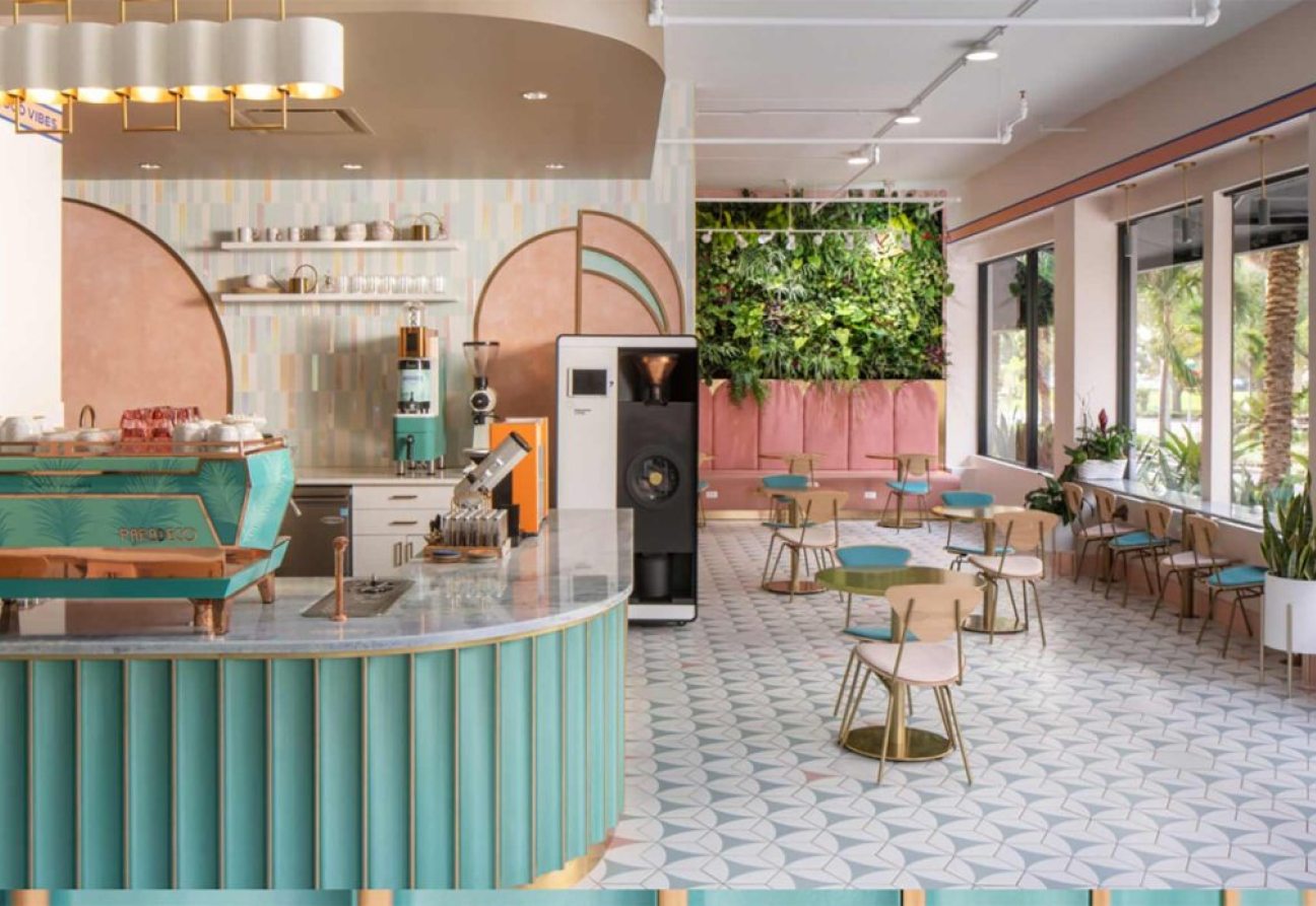 Paradeco Coffee: an art deco and modern haven. Photo: PLACE Studio