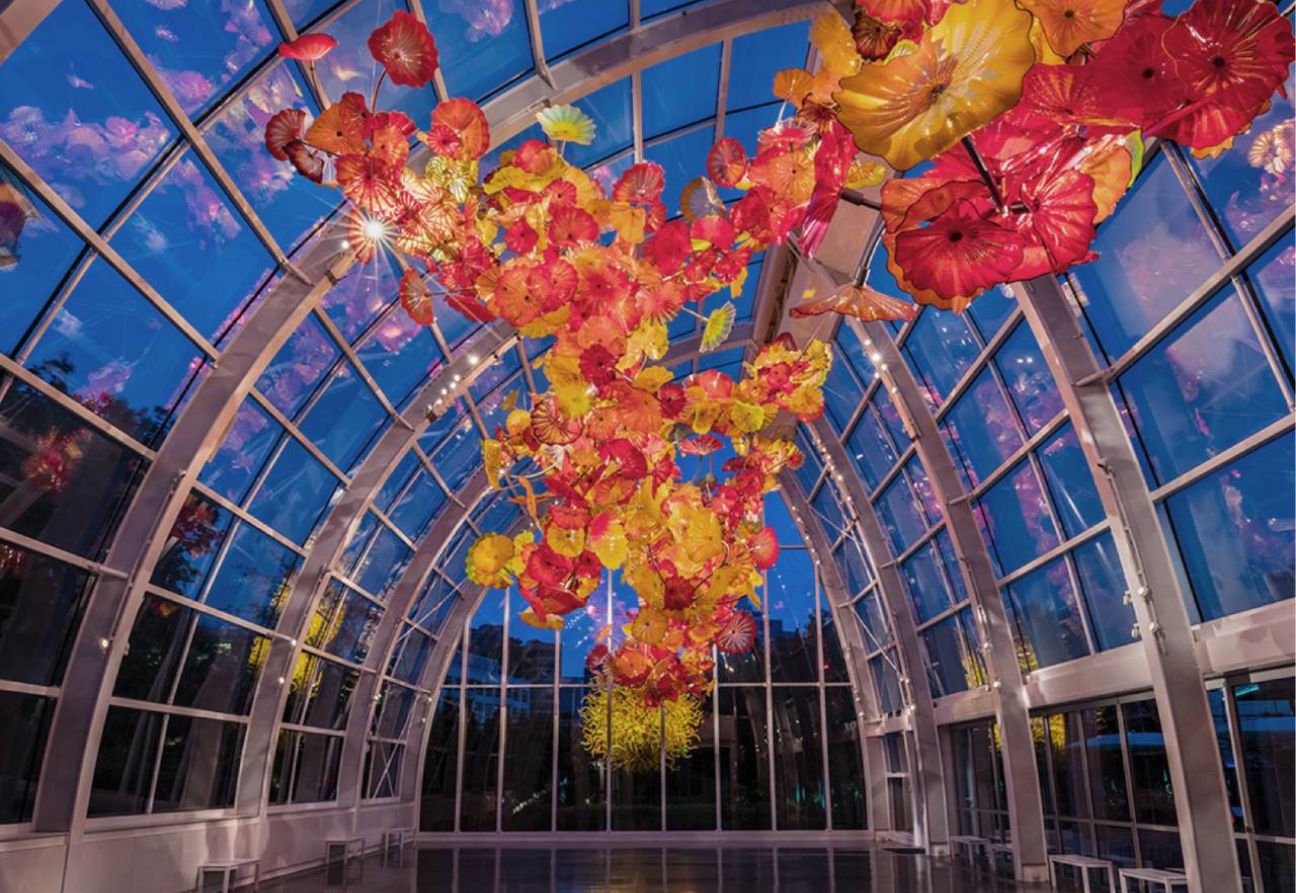 Glasshouse Sculpture, 2012. Dale Chihuly. Foto: LOTTE Hotel