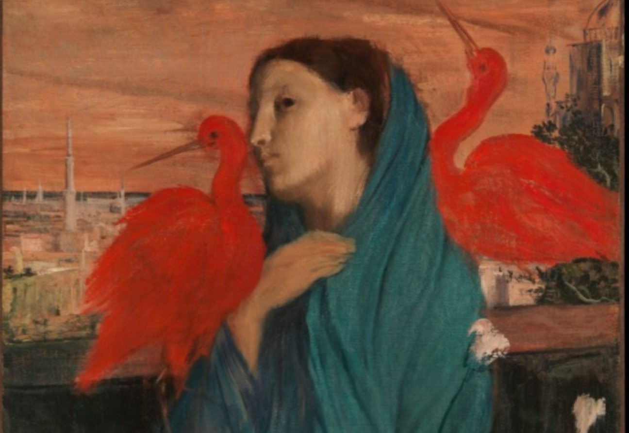 Jeune femme à l'Ibis, 1857–58. Edgar Degas. Valokuva: L'Officiel des spectacles