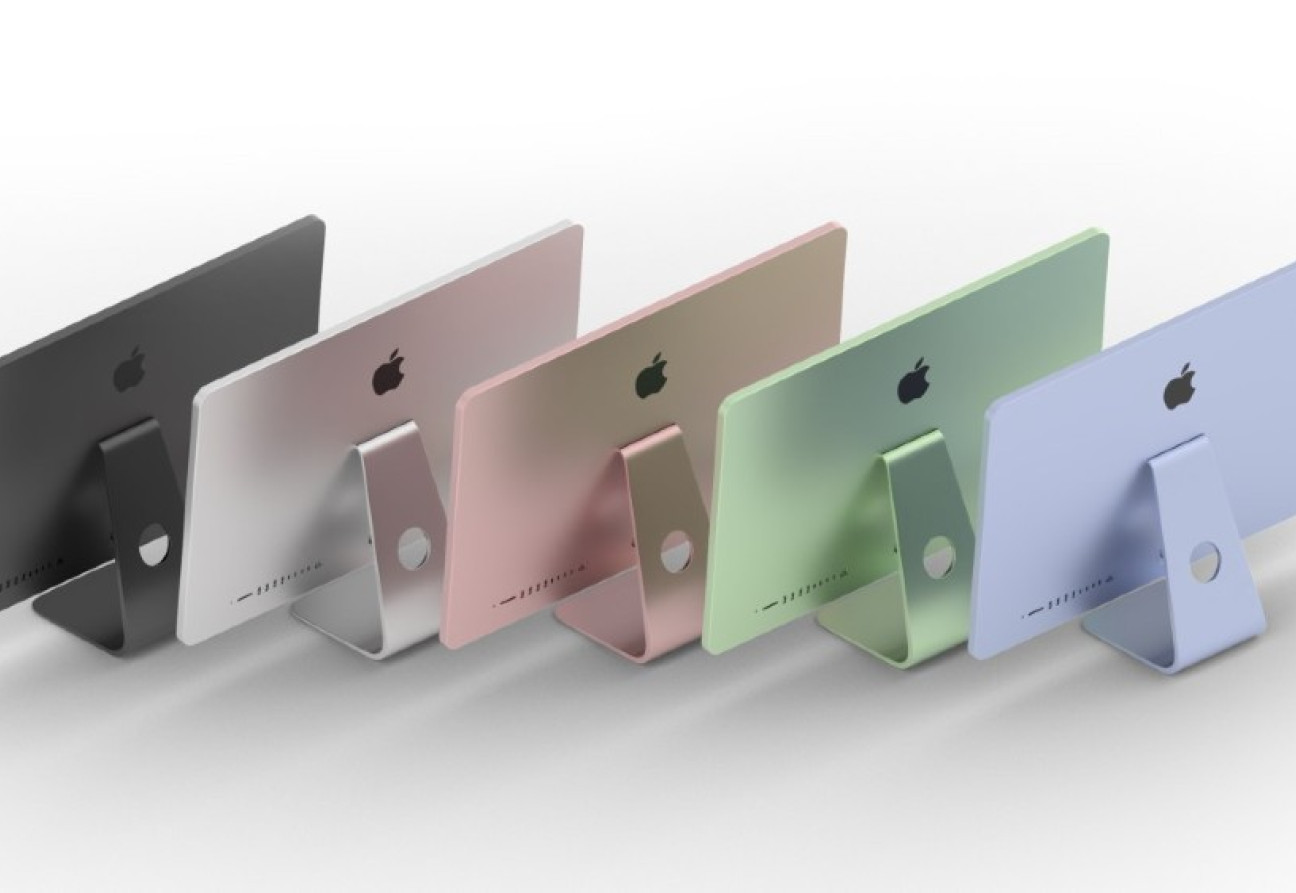 Detengan todo, 'llegan' las iMac de colores. FOTO: Twitter