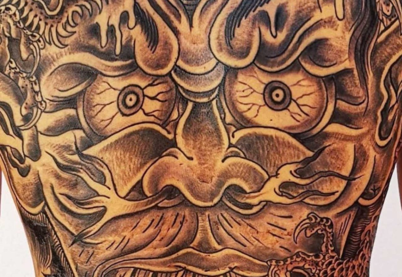 Tatuaje hecho por Jerómino López Ramírez, mejor conocido como Dr. Lakra. Fuente: Dr. Lakra Instagram