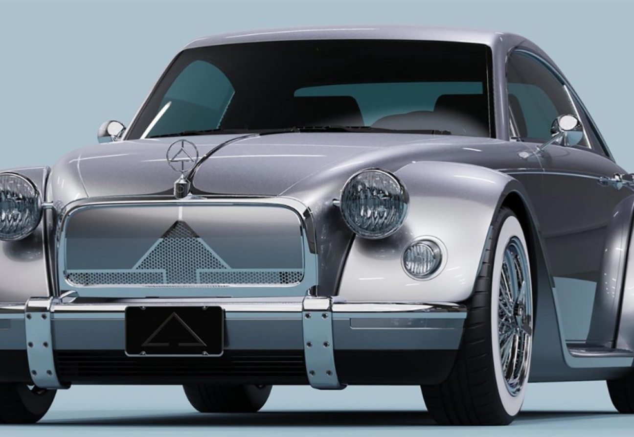 Μοντάζ: το βασικό vintage ηλεκτρικό αυτοκίνητο. Φωτογραφία: Ιστοσελίδα Alpha Motor