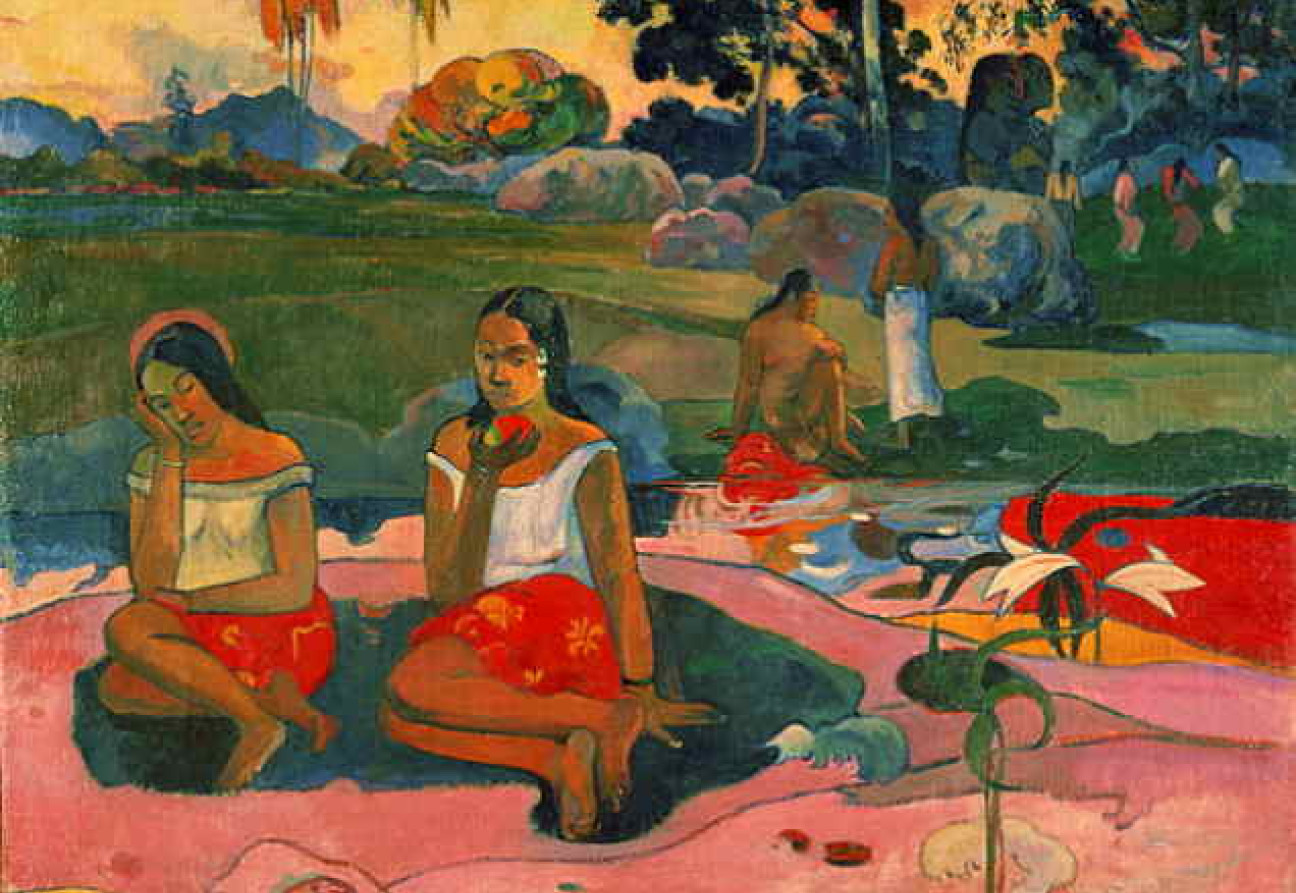 Varios pintores encontraron inspiración en ciudades por sus paisajes (Foto: Gauguin durante su estancia en Tahití)