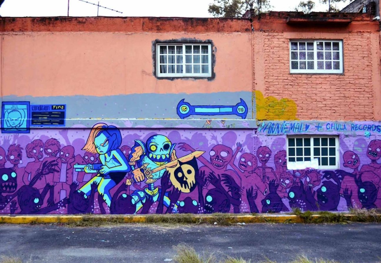 Grafiti y música: una relación de larga duración. Foto: Nancy Mookiena