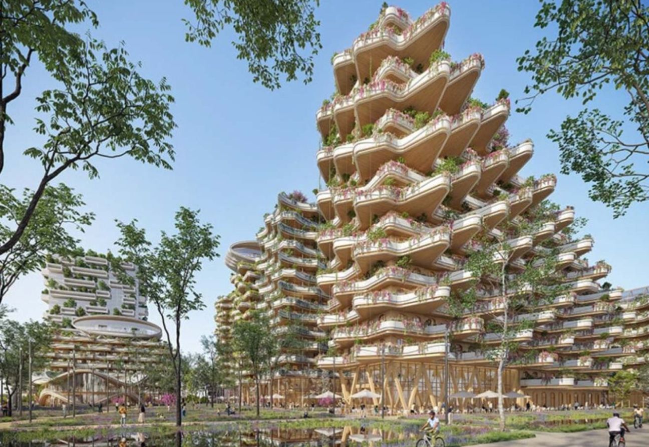 Vincent Callebaut의 혁신적인 프로젝트인 The Greenhouses를 살펴보세요. 사진: 디자인붐