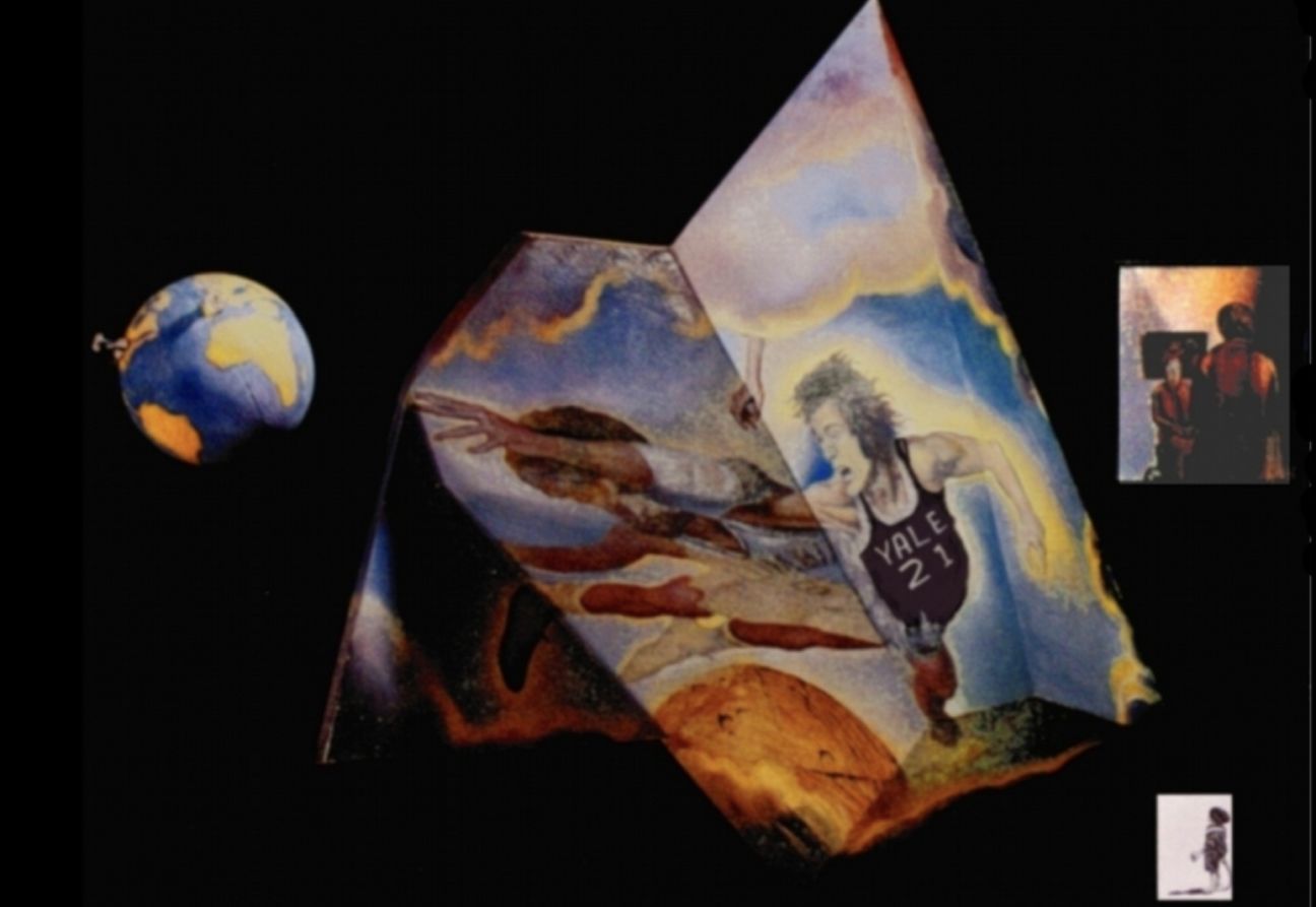 Polyhedron and Basketball, 1972. Salvado Dalí. Foto: ArtNet 