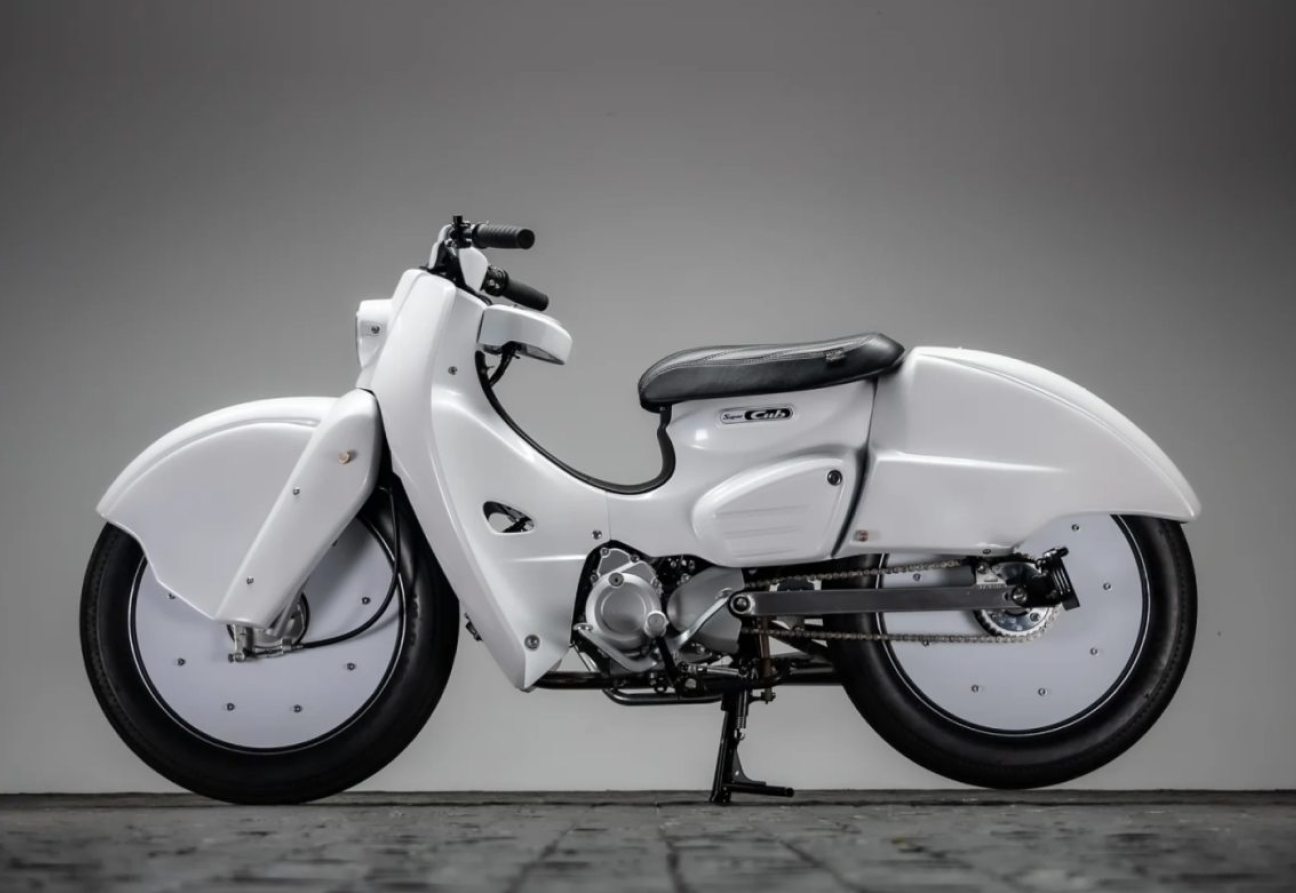Vistazo a la moto que creó K-Speed Cub. Foto: K-Speed Cub Website