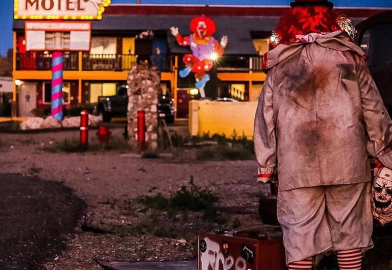 The Clown Motel ממוקם בנבאדה, ארצות הברית. מקור: מלונות יוניק