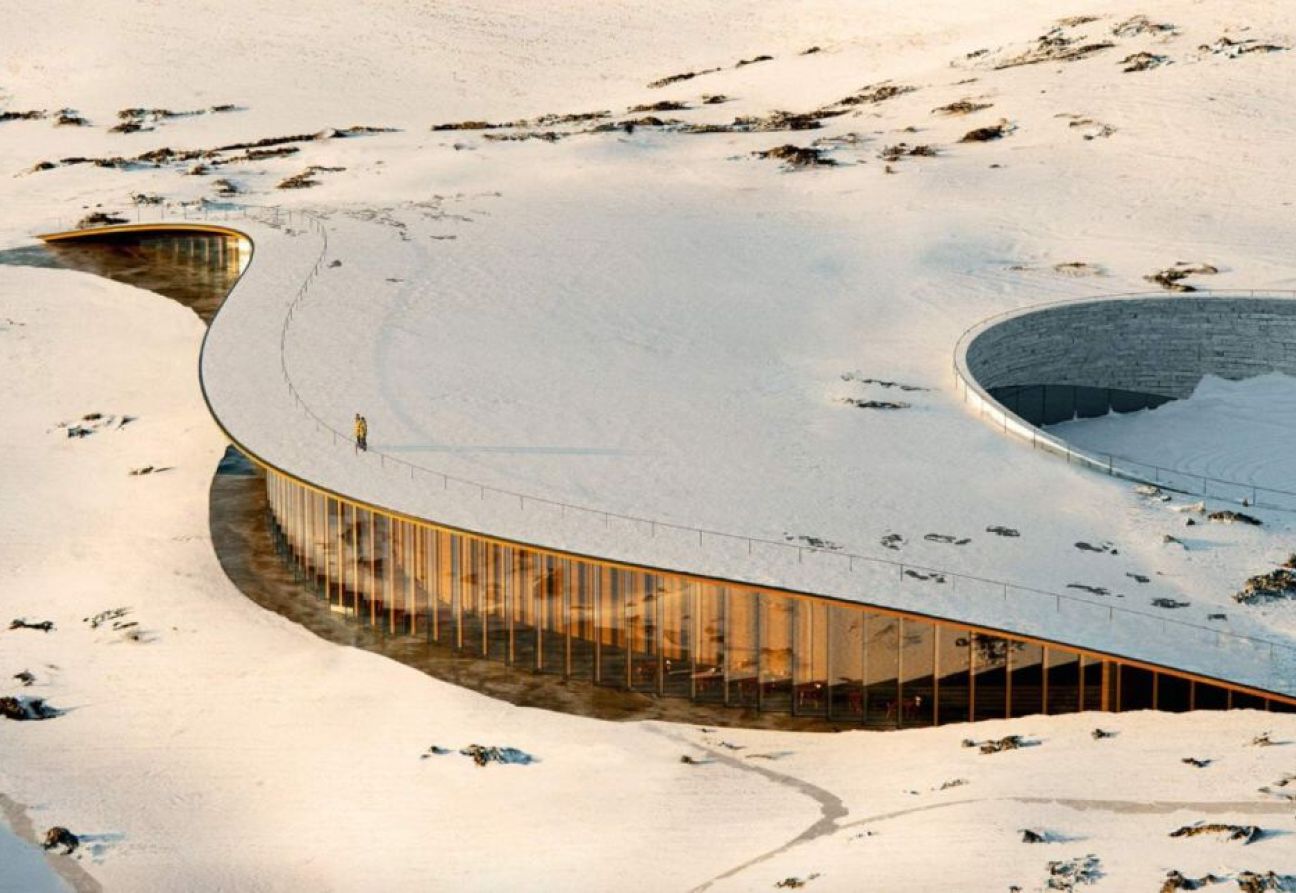 Vistazo al Centro del Patrimonio Inuit. Foto: Dezeen