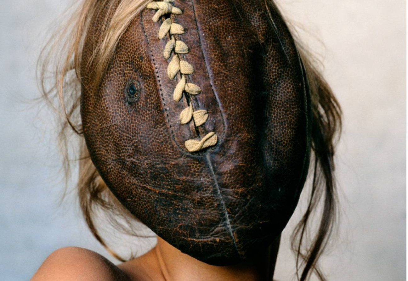 Football Face, New York, 2002. Irving Penn. Fuente: The Irving Penn Foundation