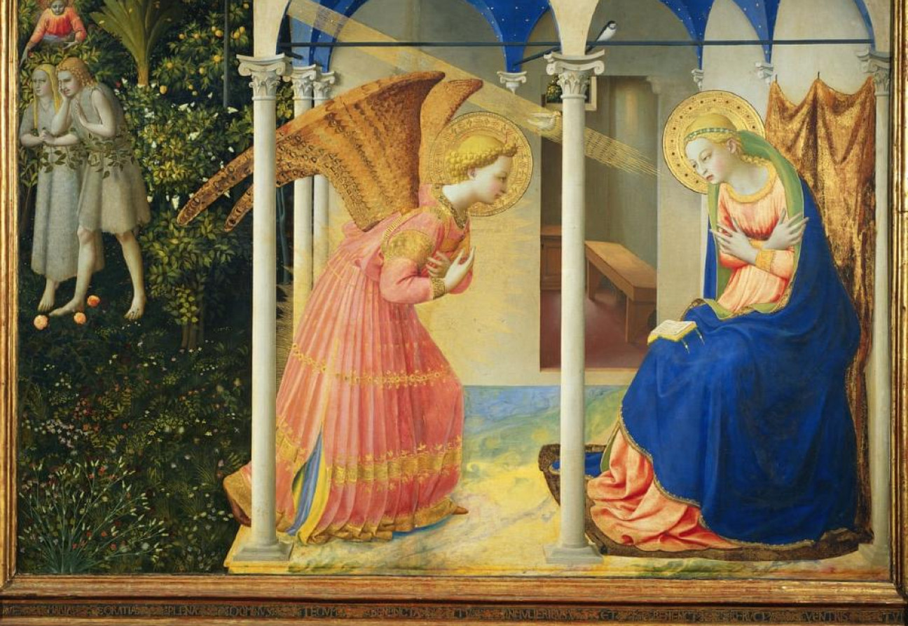 "L'Annonciation" de Fra Angelico (1938-1445). PHOTO : Les archives d'art