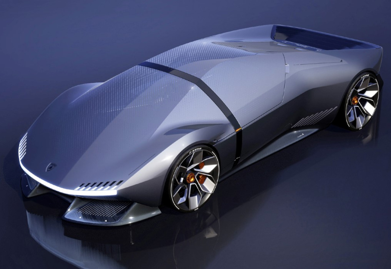이 Lamborghini 전기 모델의 럭셔리와 혁신. 사진: yankodesign.com