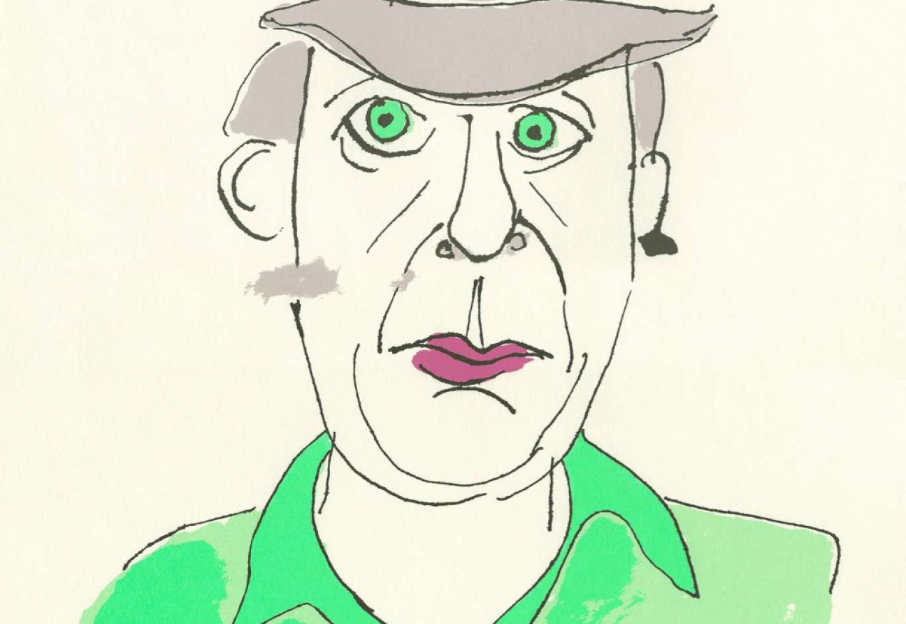 Αυτοπροσωπογραφία του Λέοναρντ Κοέν. ΦΩΤΟΓΡΑΦΙΑ: Leonard Cohen Fine Art