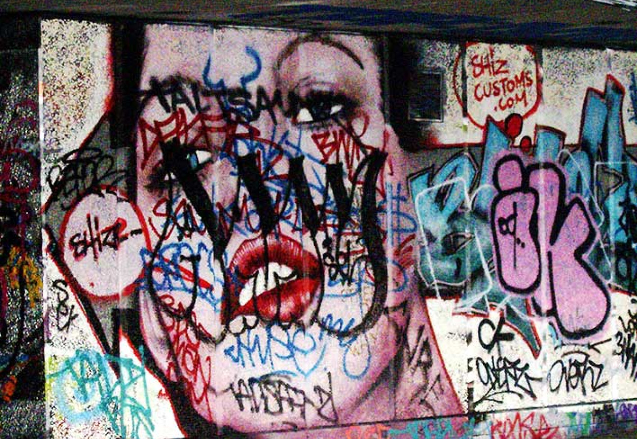 La estética del grafiti y su (i)rrelevancia en el espacio público. Foto: Mercedes Martínez