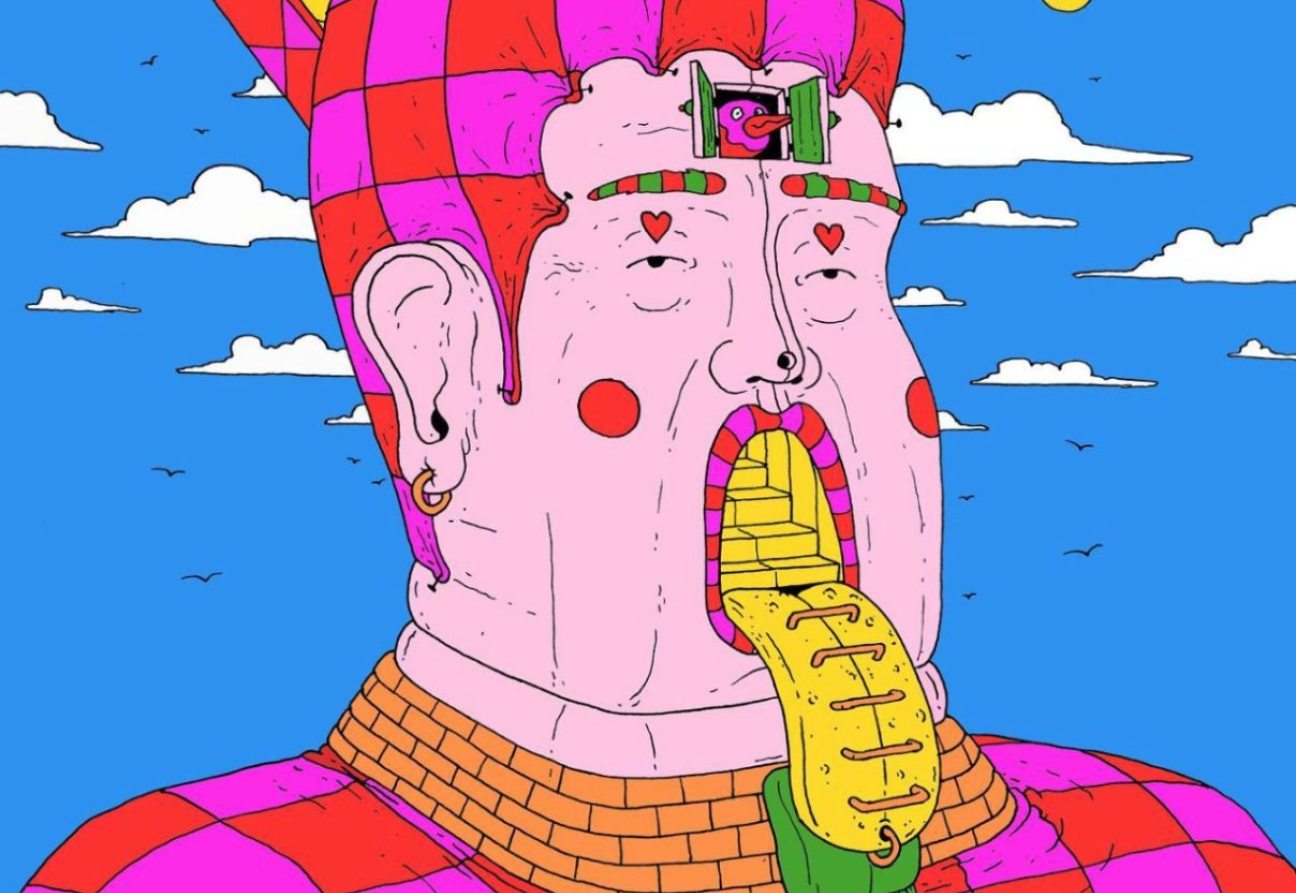 Take a look at the bizarre illustrations that Sam Drew creates. Photo: Lumps Instagram