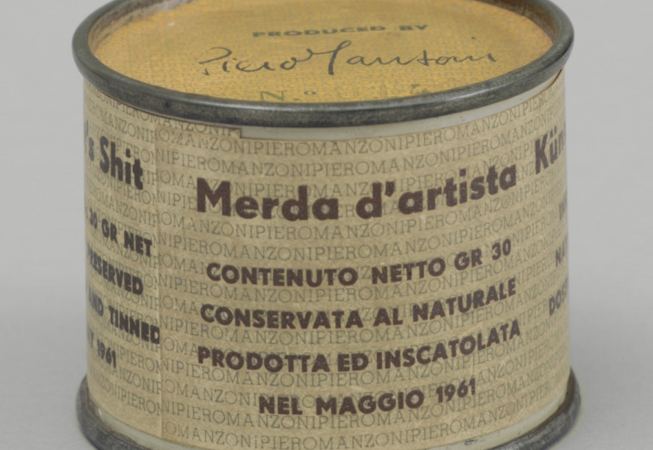Merde d'artiste n° 014, 1961. Piero Manzoni. Source : Le Musée d'Art Moderne