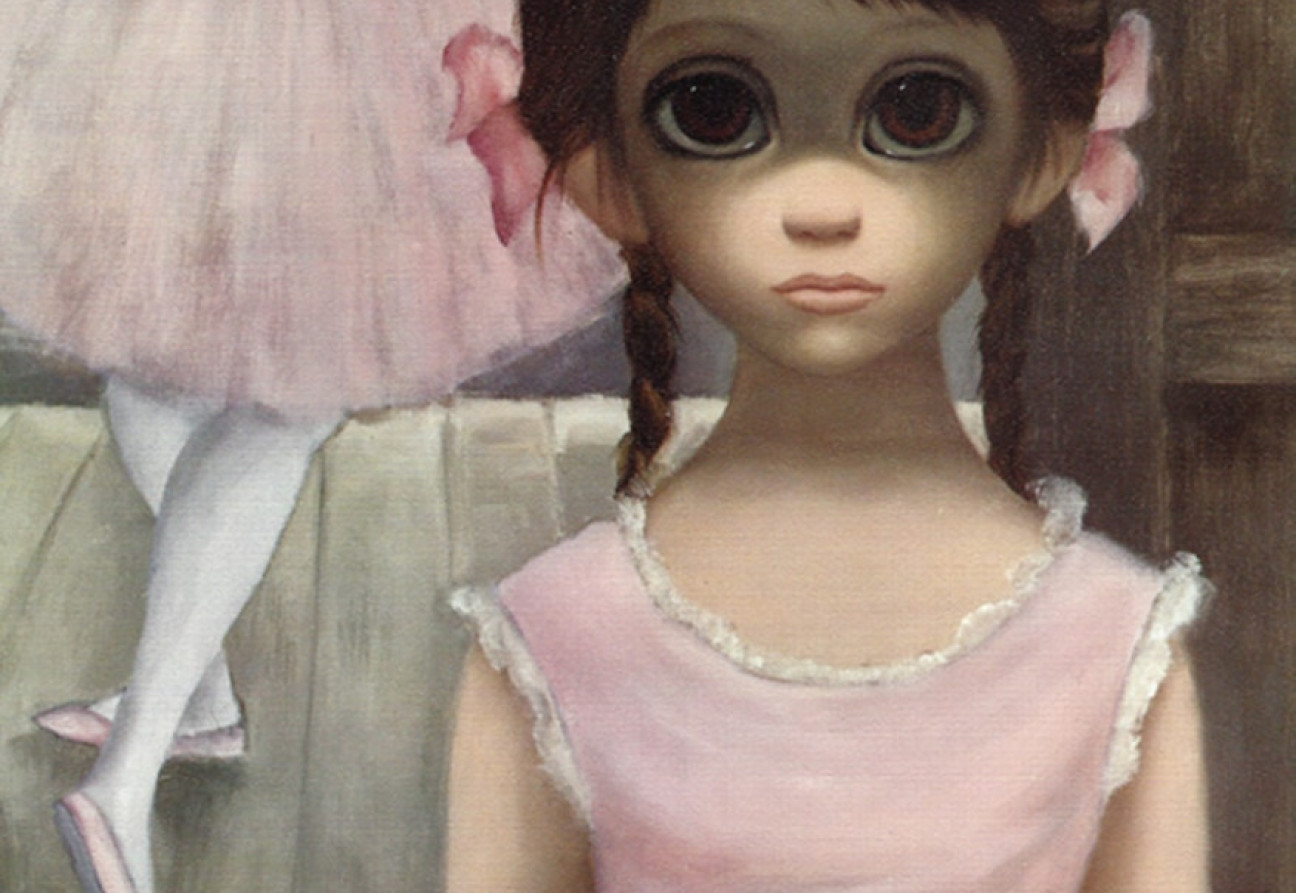 The reluctant ballerina, de Margaret Keane. Fuente: Keane Eyes Gallery