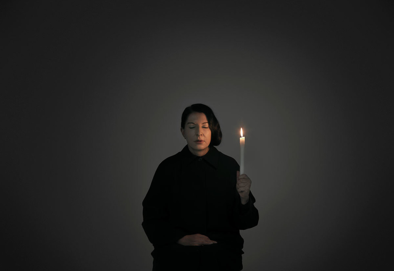 Marina Abramovic. Artist Portrait with a Candle (A), 2012. Source: Royal Academy of Arts