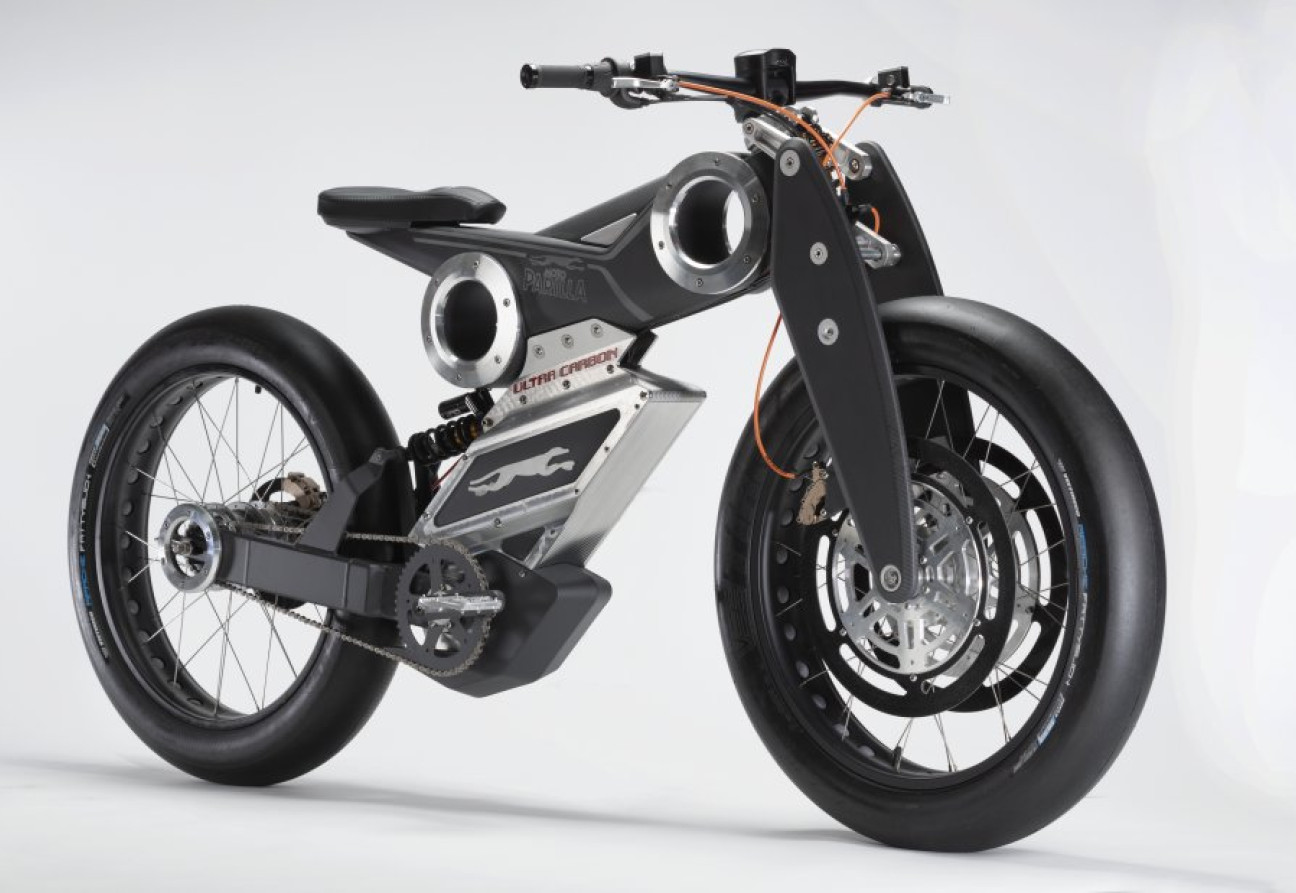 Moto Parilla carbon, la e-bike più selvaggia. FOTO: motoparilla.it