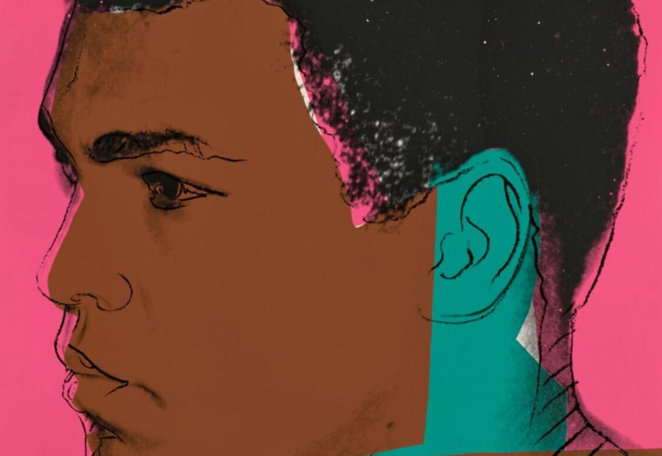 Obra creada por Andy Warhol de Muhammad Ali. Foto: Christie's