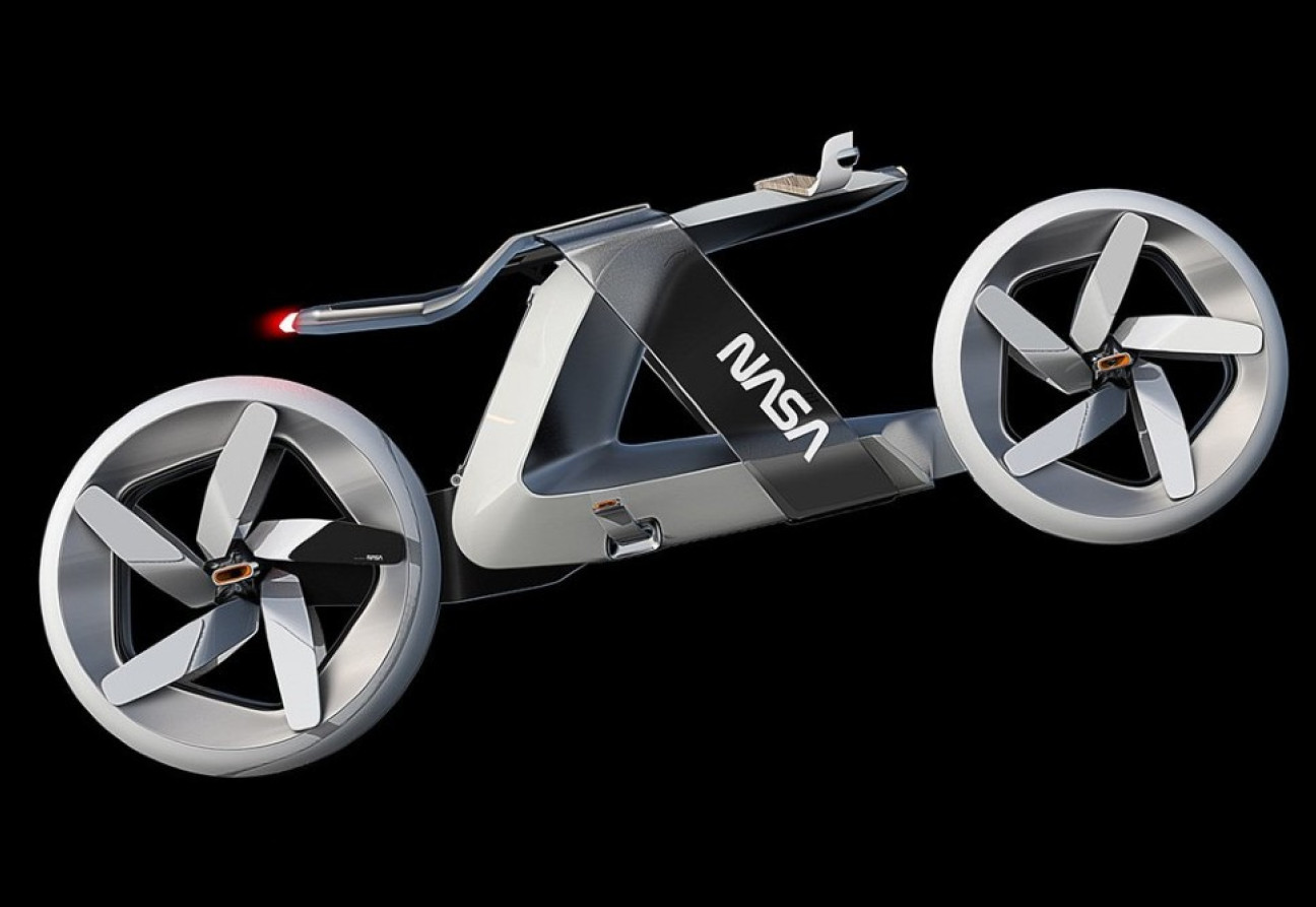 Esta es la bicicleta de la NASA con la que podríamos pasear en Marte. FOTO: Symon Grytten
