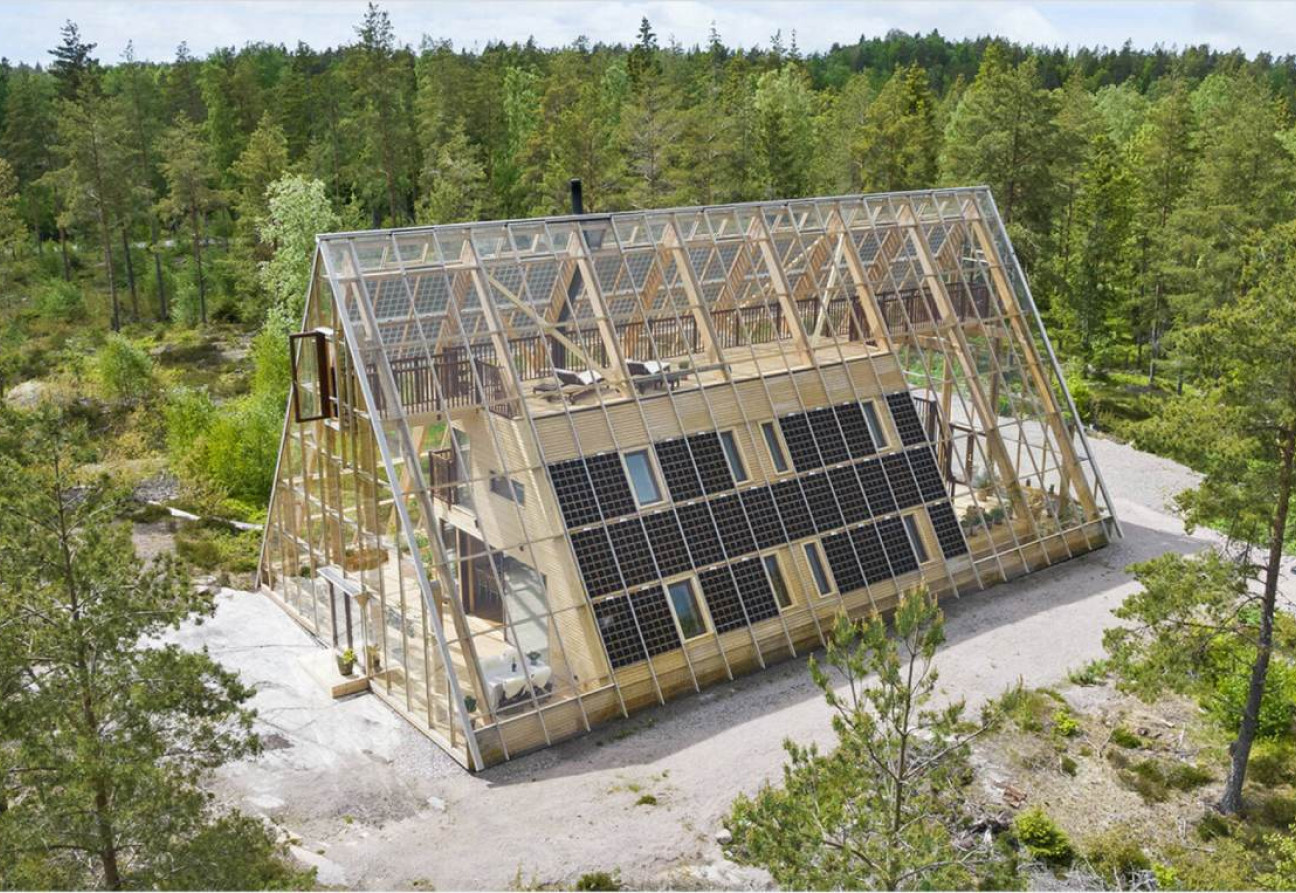 Vistazo a Atri, casa de descanso cuyo diseño asemeja un invernadero. Fuente: The Spaces