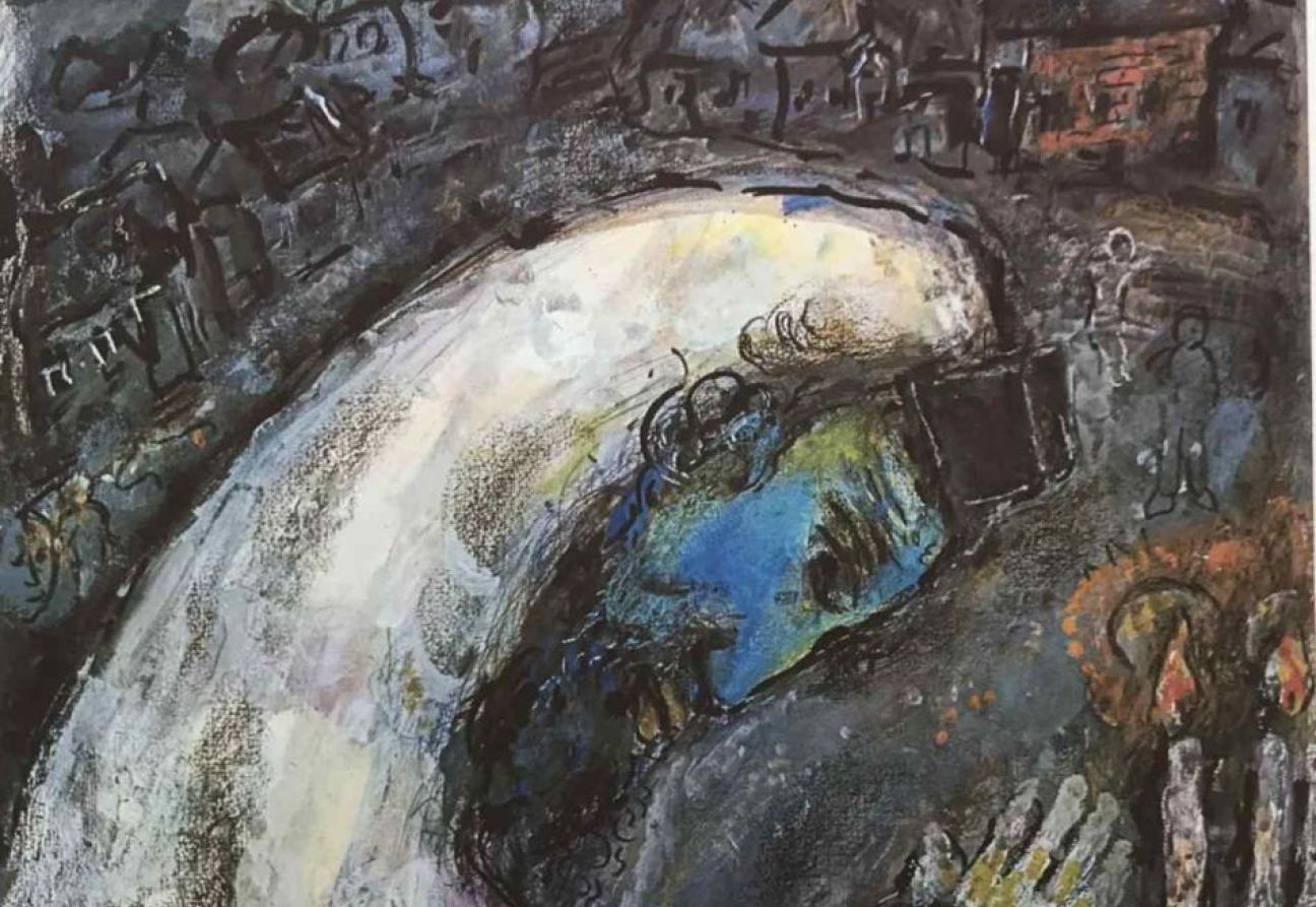 L’homme en prière, 1970. Marc Chagall. Foto: Artebonito