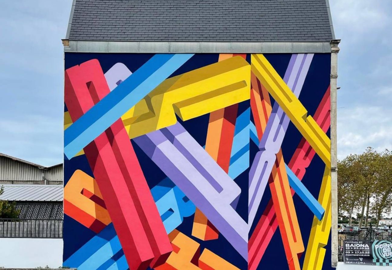 Mural hecho por Peter Preffington, artista urbano mejor conocido como Pref. Fuente: Pref Instagram