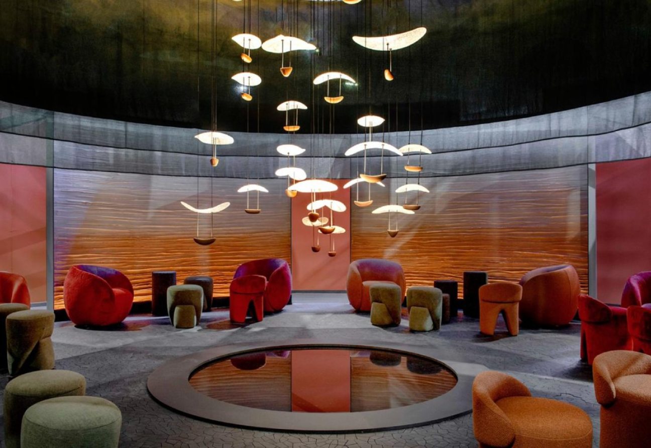 The Apothem Lounge, de Raphaël Navot, resultó ser una especie de santuario. Foto: Galerie