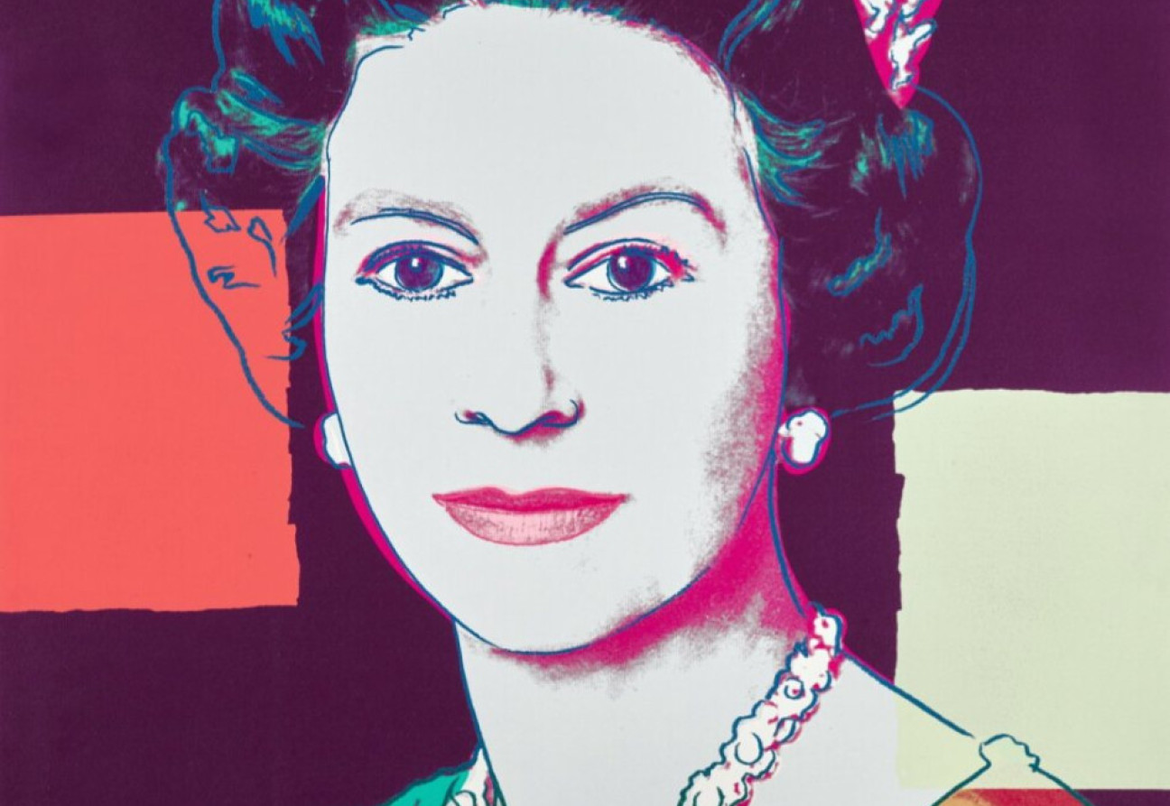 QUEEN ELIZABETH II OF THE UNITED KINGDOM. Andy Warhol. Fuente: Sotheby's