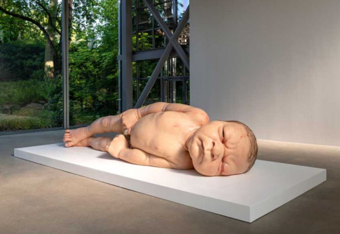 En Garde, 2023. Ron Mueck. Foto: Connaissances des arts 