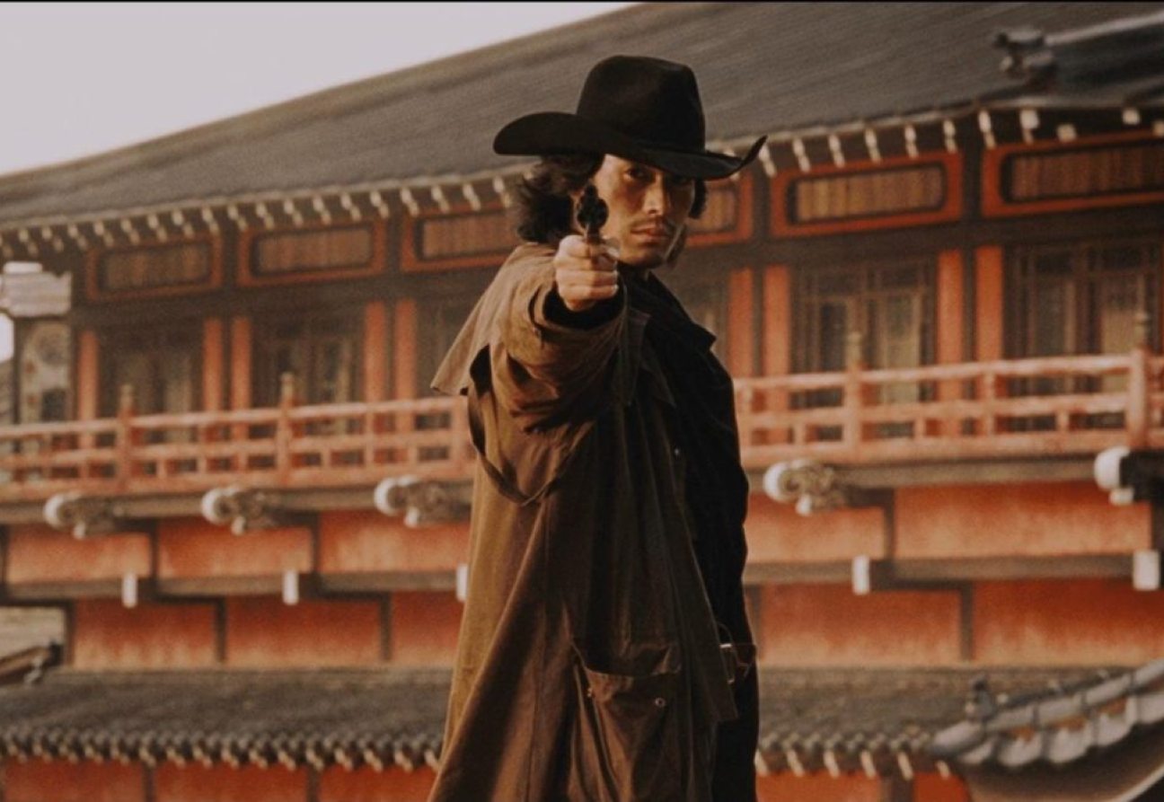 Scene from the movie Sukiyaki Western Django, Japanese spaghetti western directed by Takashi Miike. Source: Sabukaru