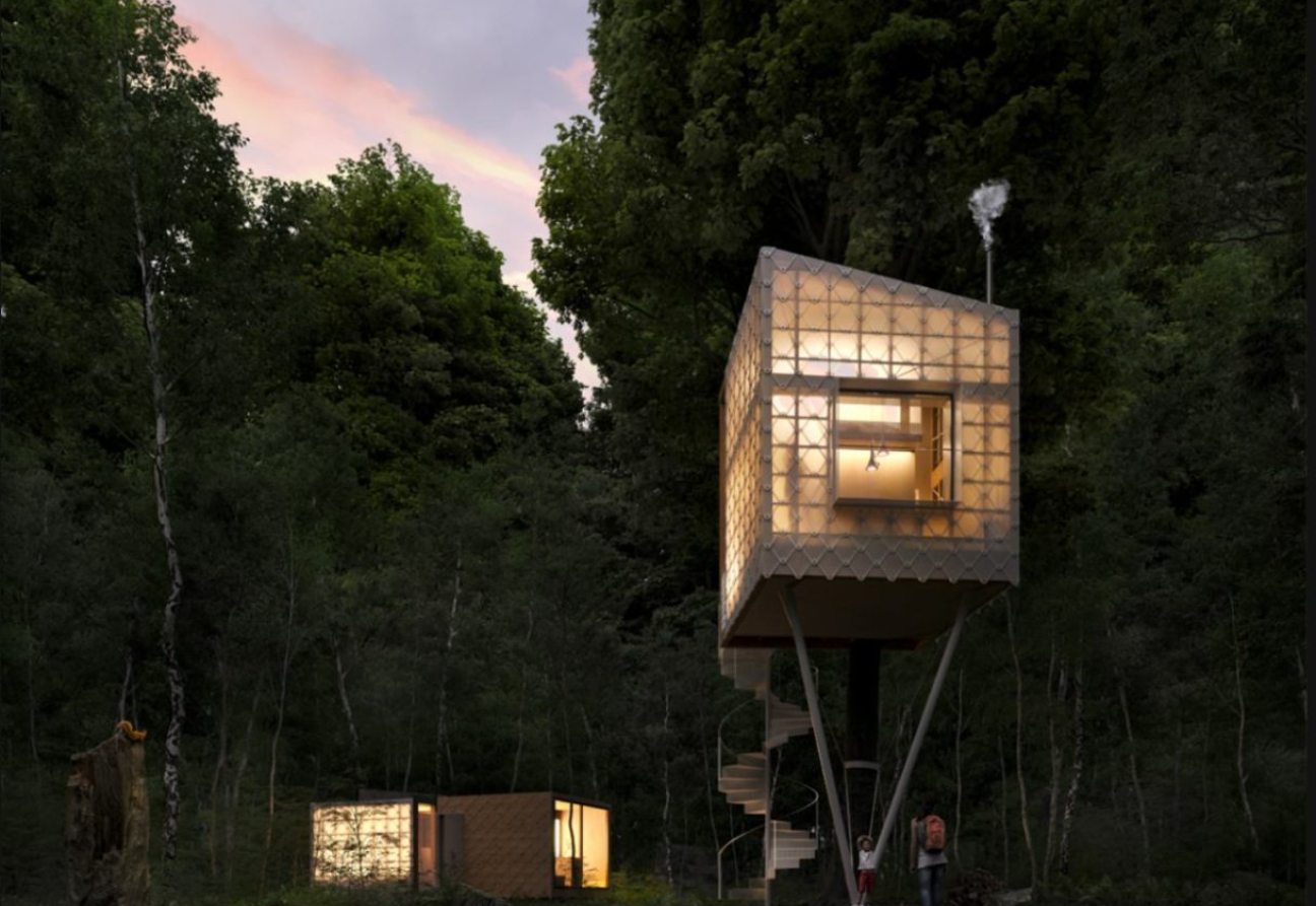 Посмотрите на модуль Treehouse от Sahn Architects. Фото: Архиловеры