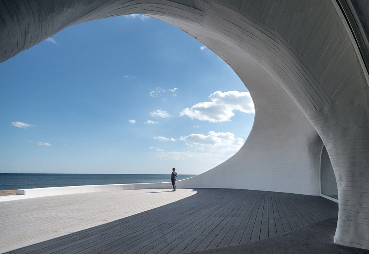 UCCA Dune Art Museum, a tribute to experimental architecture. PHOTO: UCCA Dune Art Museum