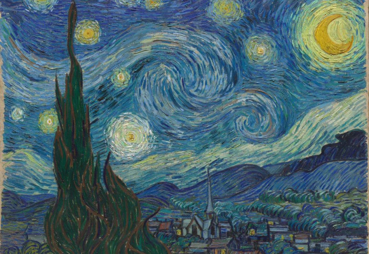 Tähtiyö, 1889. Vincent van Gogh. Kuva: Modernin taiteen museo