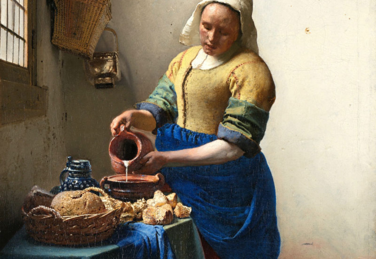 Revelan nuevo secreto sobre La Lechera de Vermeer. Foto: wikipedia