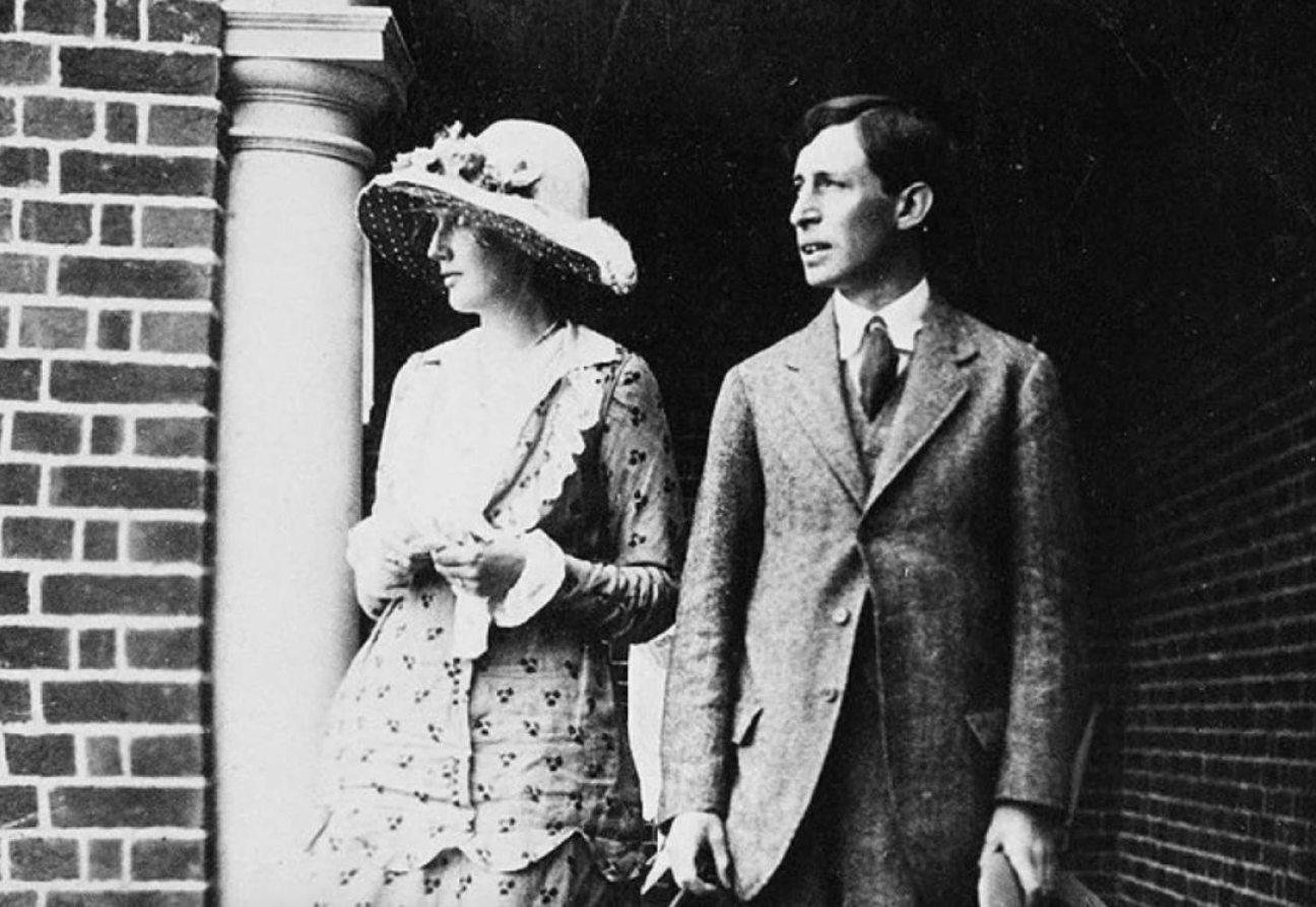 Virginia en Leonard Woolf op hul troudag. Foto: Newsweek