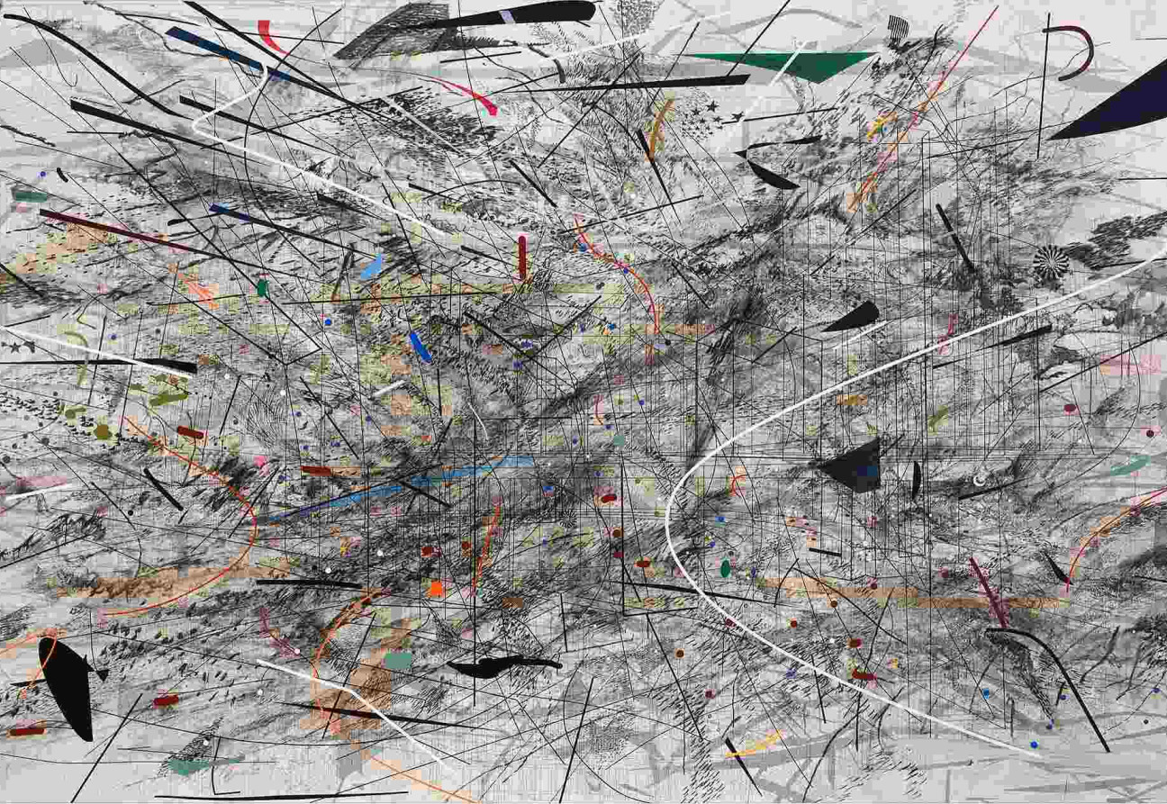 Julie Mehretu. Fuente: Whitney Museum